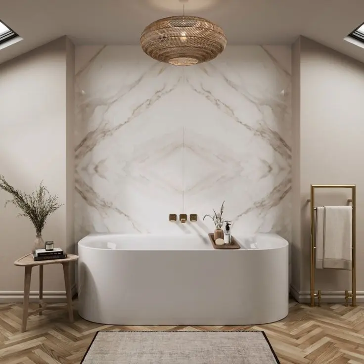 Book-Matched Marble