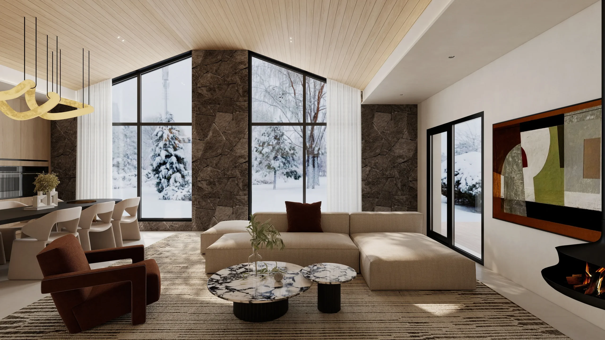 Russia Minimalist Residential Project